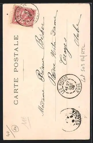 AK Les Riceys, L`église de Ricey-Bas et canal adjacente