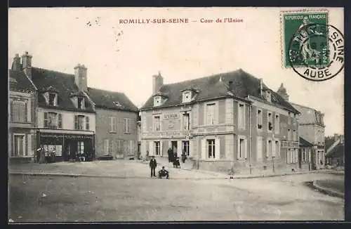 AK Romilly-sur-Seine, Cour de l`Union