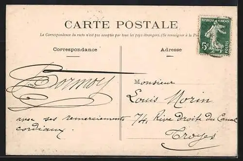 AK Les Riceys, Fête de la Mutualité présidée par M. Dubief, Ministre du Commerce