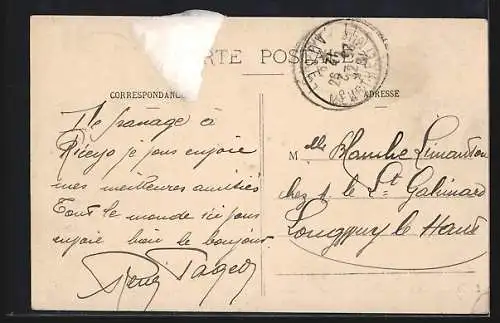 AK Ricey-Haut, La Place Germiny et la Route de Magny