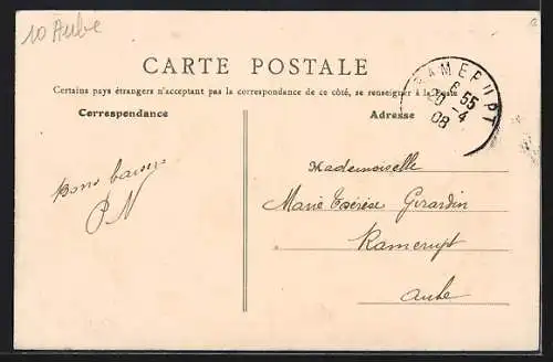 AK Ricey-Haut, L`Église et le Pont de la Laignes