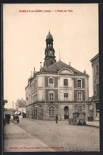 AK Romilly-sur-Seine, L`Hôtel de Ville