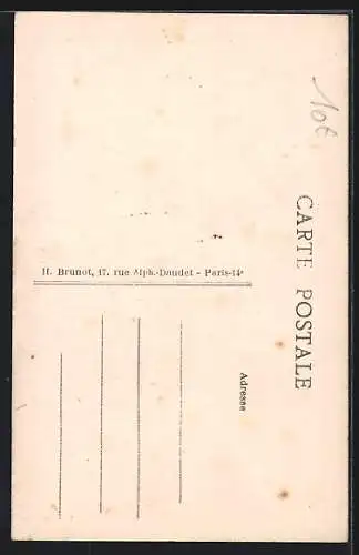 AK Ervy-le-Châtel, L`église vue du Berle