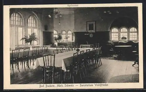 AK Bad Buckow, Sanatorium Waldfrieden