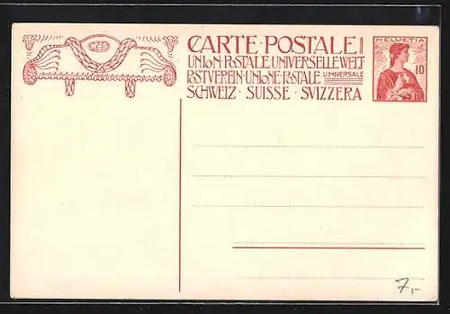 AK Inauguration du Monument com Memoratif de la Fondation l`union Postale Universelle 1909 Schweiz