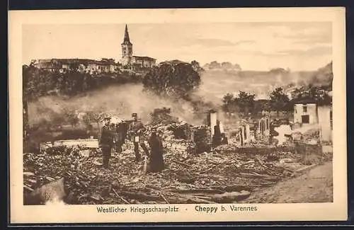 AK Cheppy, Westlicher Kriegsschauplatz