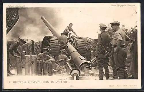 AK A British heavy Gun in Action