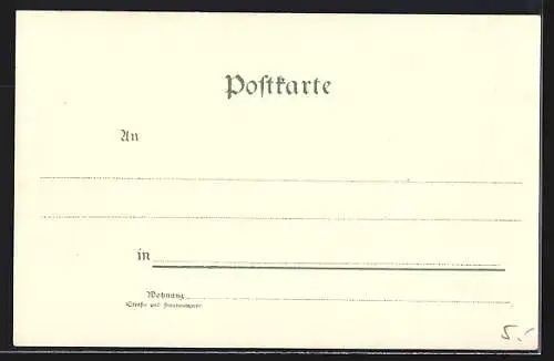 Lithographie München, Königliches Hofbräuhaus