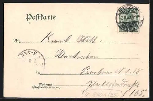 Lithographie Dresden, Dresdener Vogelwiese, Schützen, Hippodrom