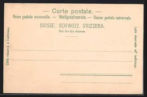 AK Andermatt, Teilansicht gegen das Urnerloch