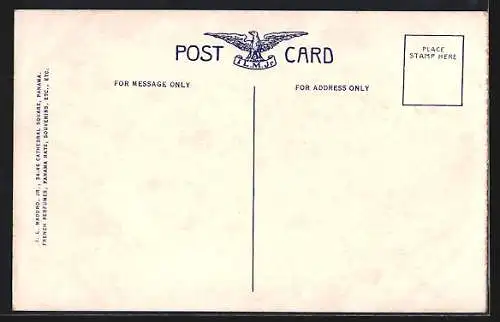 AK Panama, Picturesque view of ancon hospital, canal zone