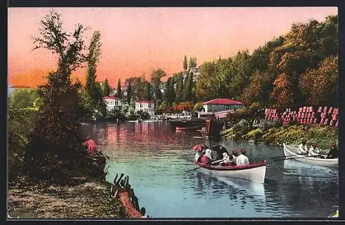 AK Constantinople, Eaux douces d`Asie