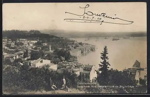 AK Constantinople, Vue panoramique de Beylerbey