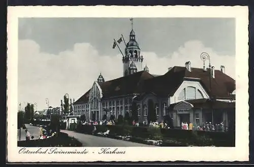 AK Swinemünde, Blick zum Kurhaus