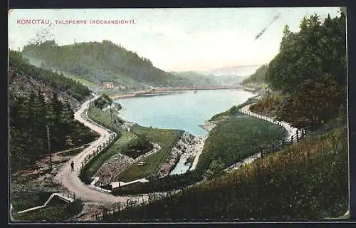 AK Komotau, Talsperre, Rückansicht