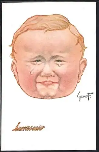 AK Knabenkopf, Tränen weinend