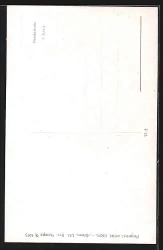 AK Knabenkopf, schlafend, mit Insekt auf der Stirn