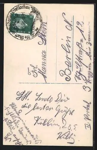 AK In einer kleinen Konditorei, Kleines Paar