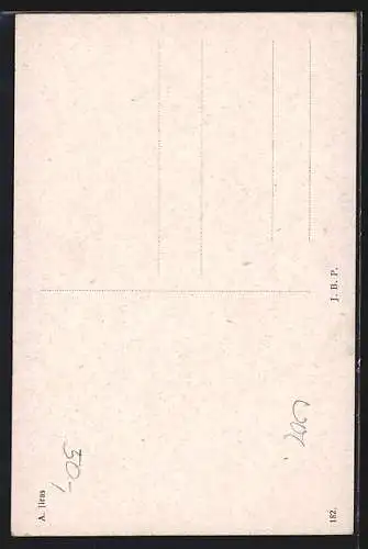 AK Rothaariges Mädchen mit Lockenfrisur