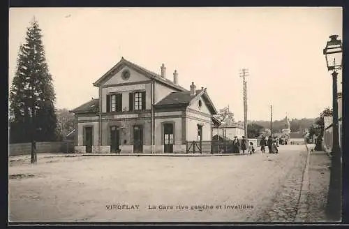 AK Viroflay, La gare rive gauche et invalides