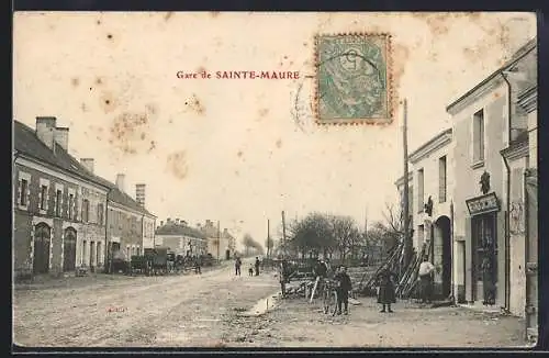 AK Sainte-Maure, La Gare