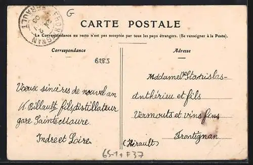 AK Sainte-Maure, La Gare