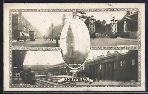 AK Sheffield, Moorhead, Weston Park Gates, Midland Station