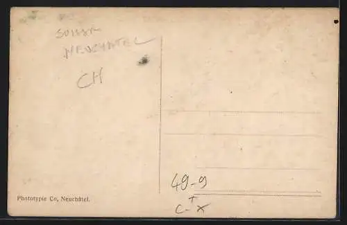 AK Chaumont, La gare et la tour d`observation