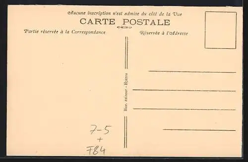 AK Les Sallins d`Hyeres, Recolte du sel, Une échelle en action