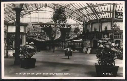 AK Wemyss Bay, Interior of railway station