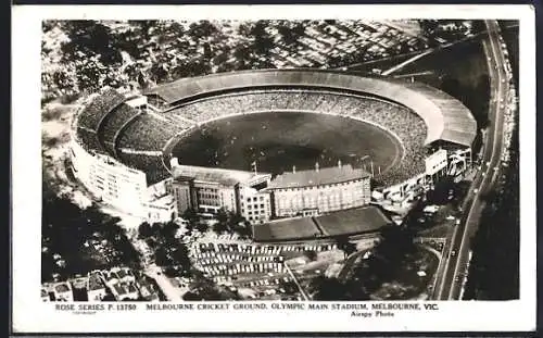 AK Melbourne /Vic., Melbourne Cricket Ground, Olympic Main Stadium