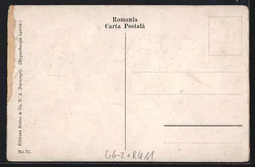 AK Bucuresti, Palatul Justitiel, Pferdebahn