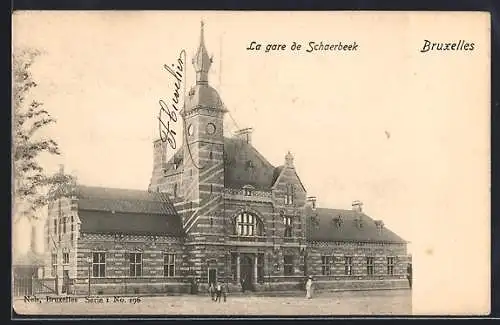 AK Bruxelles, La gare de Schaerbeek