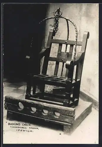 AK Ipswich, Ducking Chair, Christchurch Mansion
