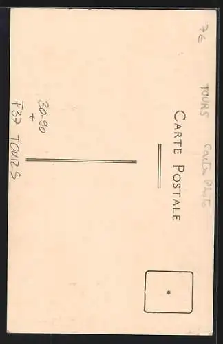 AK Tours, Einsturz der Tour Charlemagne 1928, Katastrophe