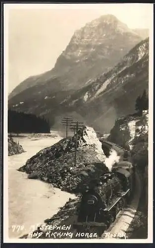 AK Mt. Stephen, Kicking Horse River