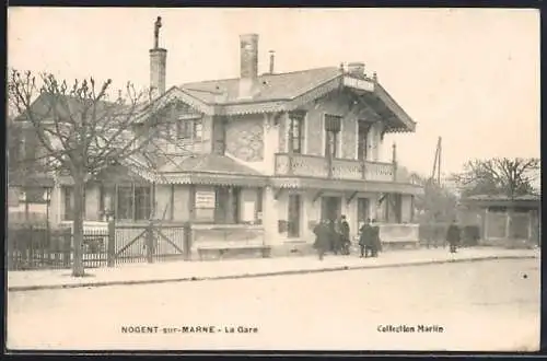 AK Nogent-sur-Marne, La Gare
