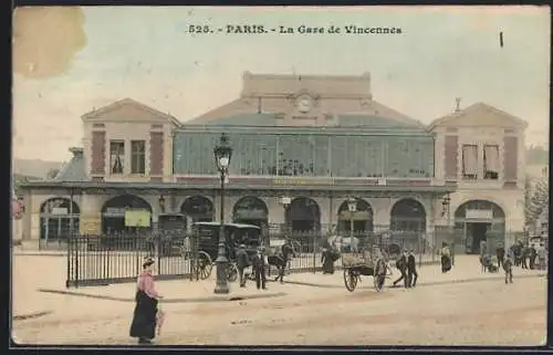 AK Paris, La Gare de Vicennes