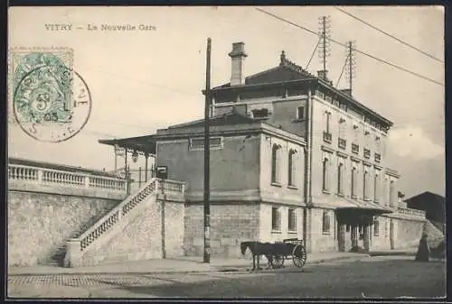 AK Vitry, La Nouvelle Gare, Der neue Bahnhof