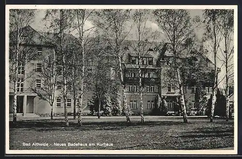 AK Bad Altheide, Neues Badehaus am Kurhaus