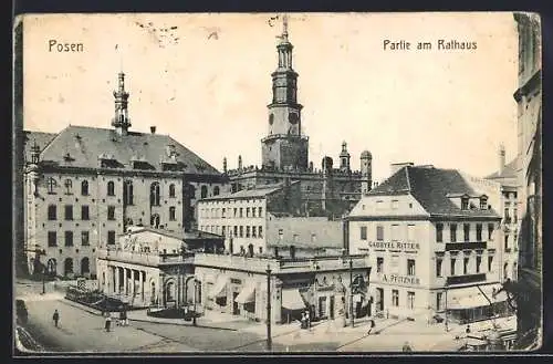 AK Posen, Partie am Rathaus