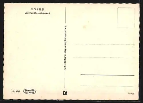 AK Posen, Raczynski-Bibliothek