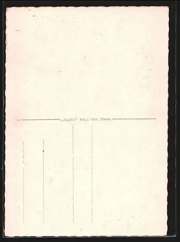 AK Posen, Haus der Arbeitsfront, Teilansicht mit Strasse