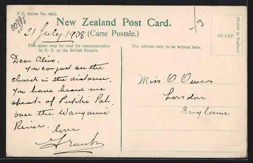 AK Putiki /Wanganui, Native Settlement