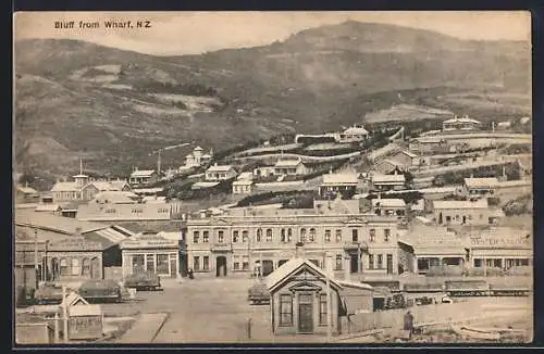 AK Bluff, View from Wharf, Oyster Saloon