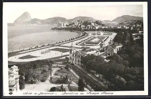 AK Rio de Janeiro, Jardim do Praca Paris