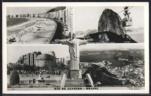 AK Rio de Janeiro, Pao de Acúcar, Praia de Copacabana, Praca Paris