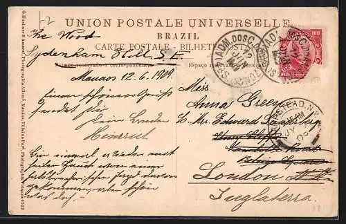 AK Manáos, Igarapé da Cachoeira grande com ponte