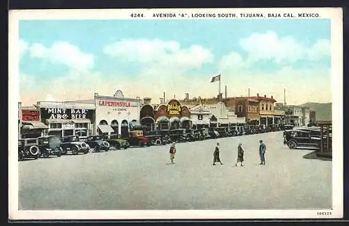 AK Tijuana /Baja Cal., Avenida A looking South