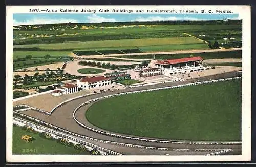 AK Tijuana /B. C., Ague Caliente Jockey Club Buildings and Homestretch